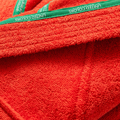 Albornoz Con Capucha L/xl 360gsm 100% Algodón Naranja Rainbow_4