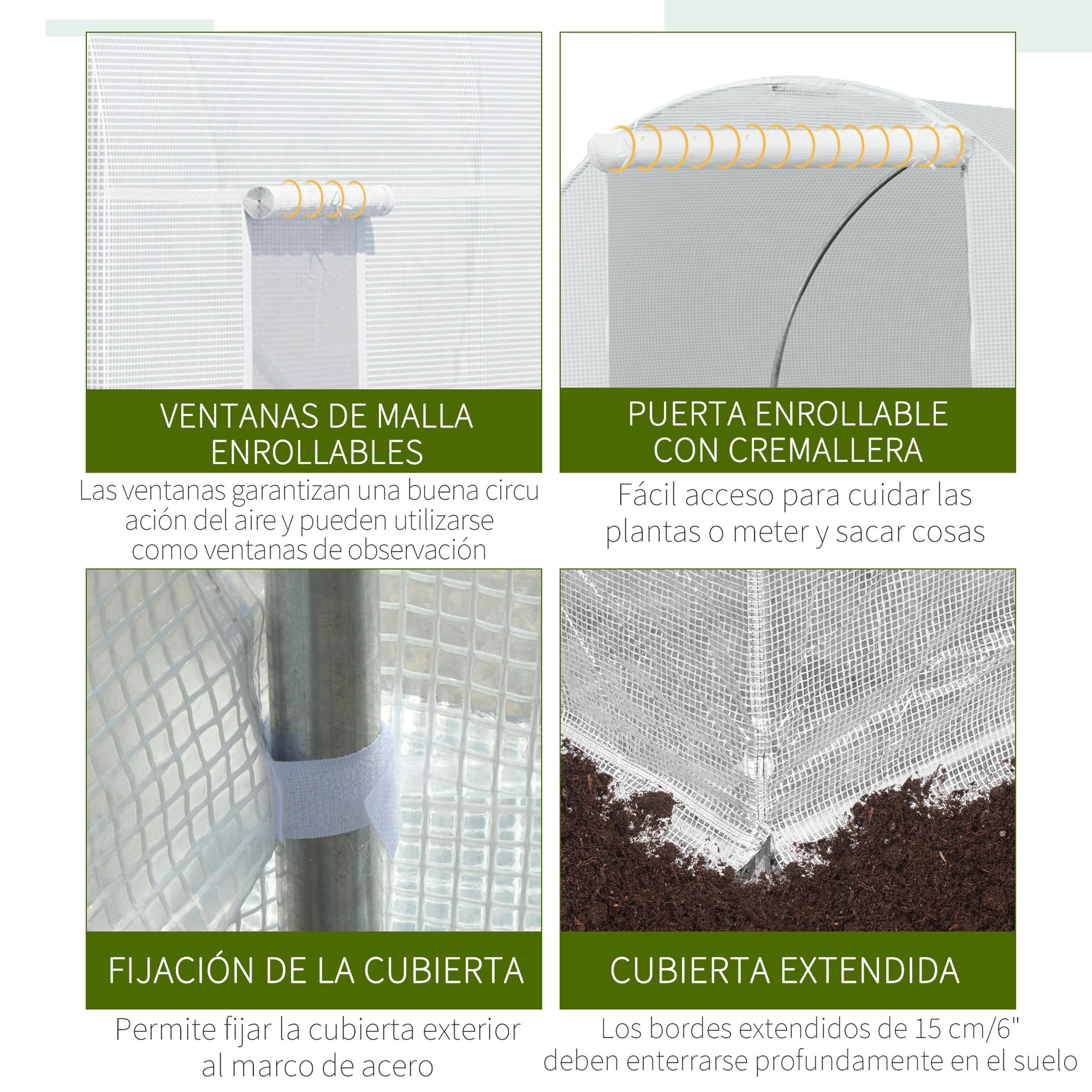 Outsunny Invernadero De Exterior 4_3