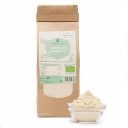 Harina de Garbanzos Sin Gluten ECO Planeta Huerto 500 g