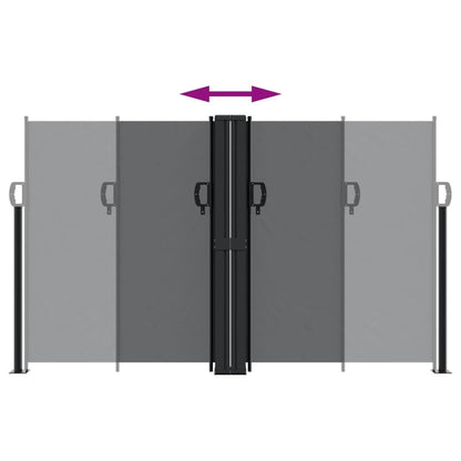 Vidaxl Toldo Lateral Retráctil Negro 140x600 Cm_4