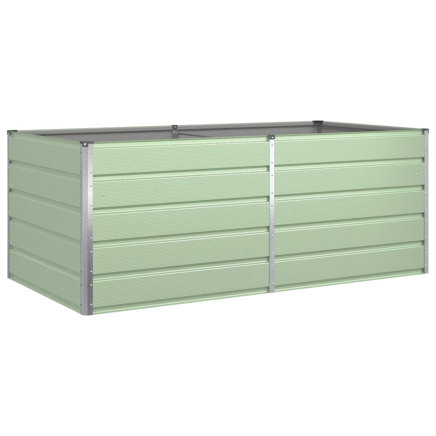 Jardinera Verde Pastel 195 X 100 X 75 Cm Acero Galvanizado_0