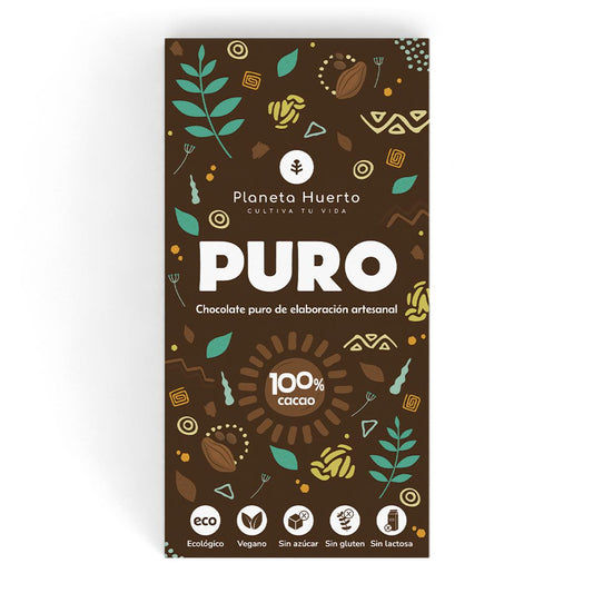 Tableta 100% cacao ECO Planeta Huerto 70 gr