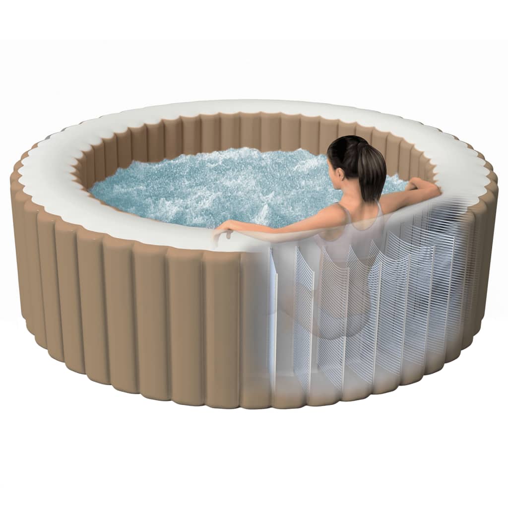 Intex Bañera De Hidromasaje Redonda Purespa 6 Personas 216x71 Cm_4