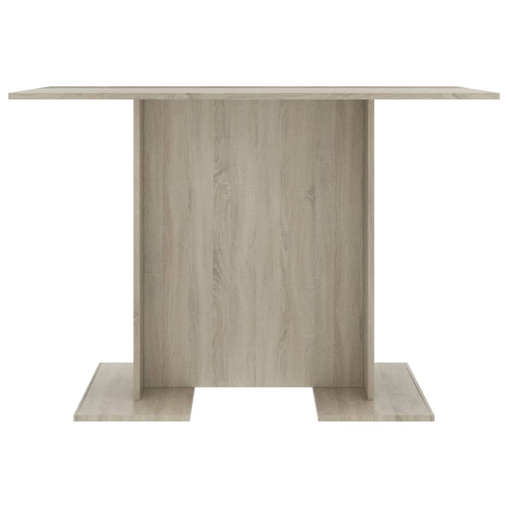 Mesa De Comedor Madera Contrachapada Roble Sonoma 110x60x75cm_1