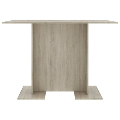 Mesa De Comedor Madera Contrachapada Roble Sonoma 110x60x75cm_1