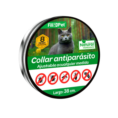 Collar Antiparasitos Para Gato Azul_1