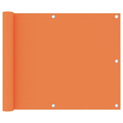 Vidaxl Toldo Para Balcón De Tela Oxford Naranja 75x600 Cm_0
