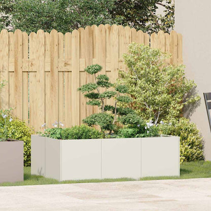 Jardinera Acero Blanco 120x80x40 Cm_2