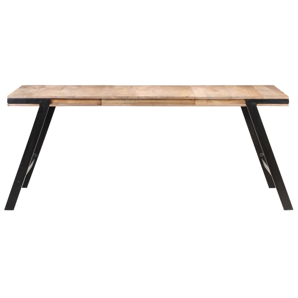 Mesa De Comedor De Madera Maciza De Mango 180x90x76 Cm_0