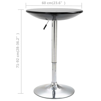 Mesa Alta De Cocina Abs Negro Ø60 Cm_3