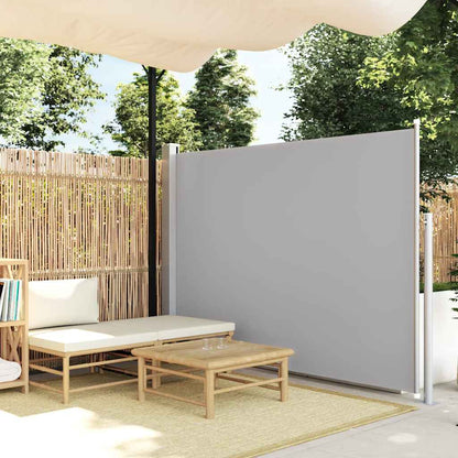 Vidaxl Toldo Lateral Retráctil 160x500 Cm Gris_1