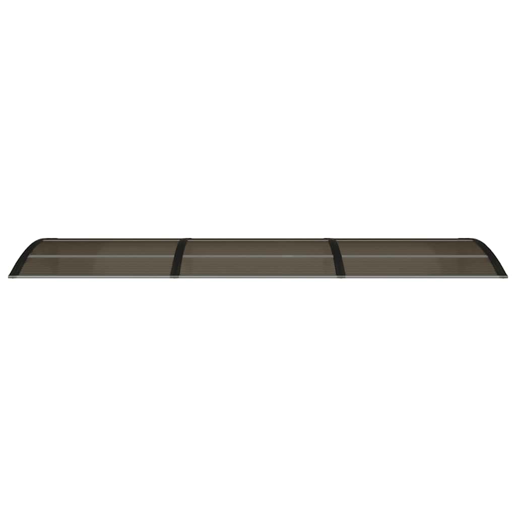 Marquesina De Puerta Policarbonato Negro 300x75 Cm_3