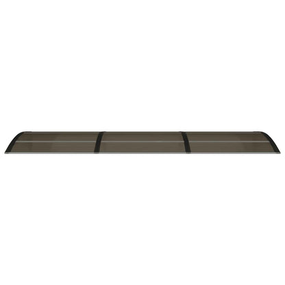 Marquesina De Puerta Policarbonato Negro 300x75 Cm_3