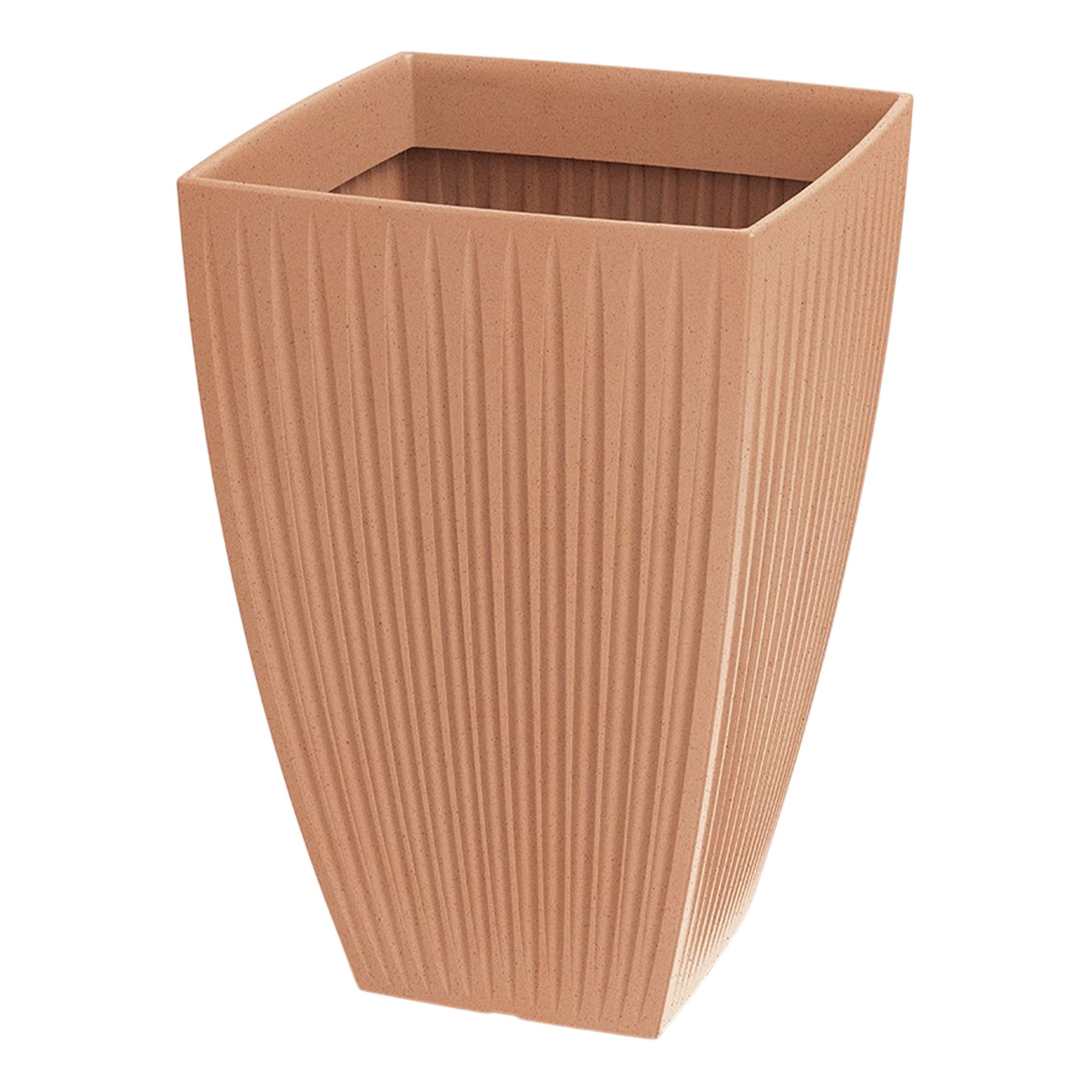 Maceta Latia Square High Ø40x40 Terracota