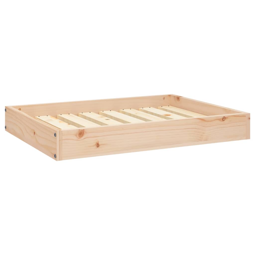 Cama Para Perros Madera Maciza De Pino 71,5x49x9 Cm / Vetonek_2