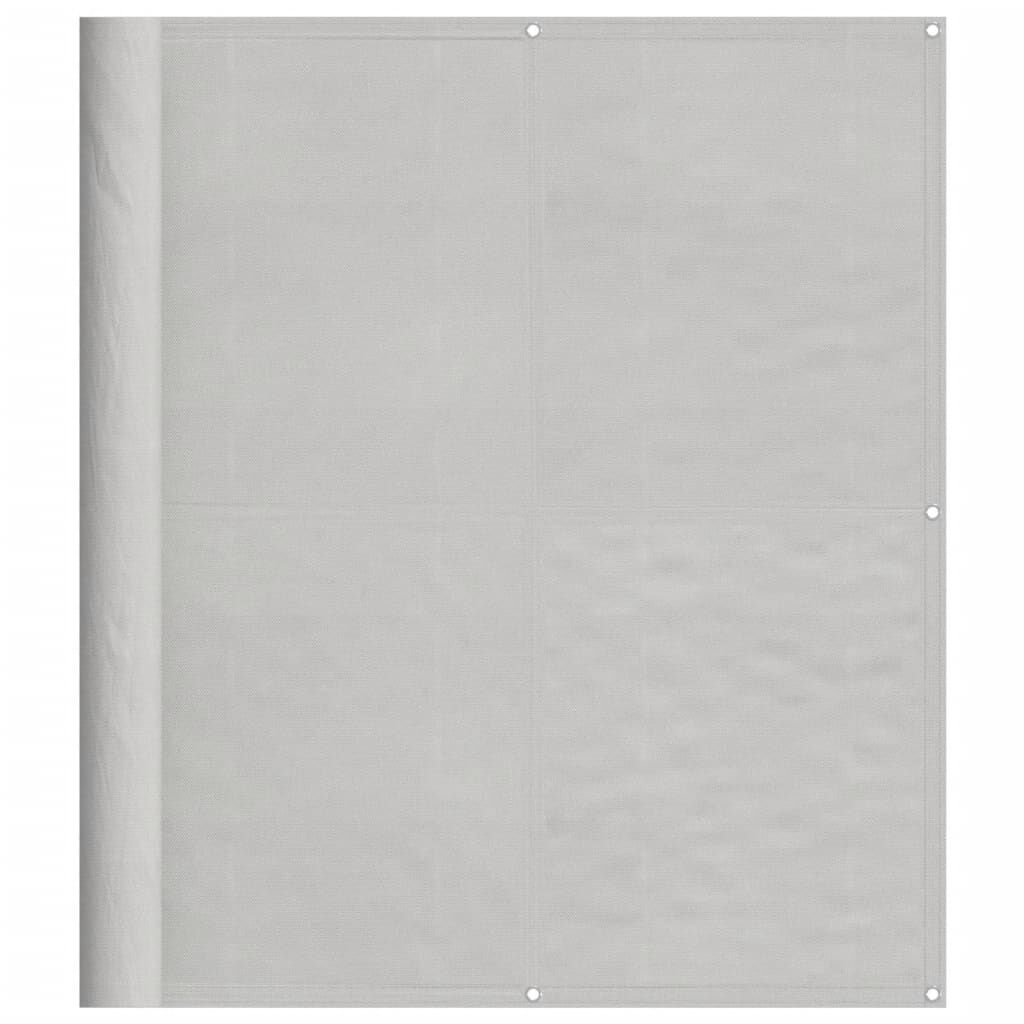 Vidaxl Pantalla De Balcón 100% Poliéster Oxford Gris Claro 120x600 Cm_0