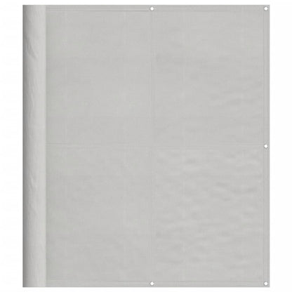 Vidaxl Pantalla De Balcón 100% Poliéster Oxford Gris Claro 120x600 Cm_0
