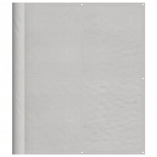 Vidaxl Pantalla De Balcón 100% Poliéster Oxford Gris Claro 120x600 Cm_0