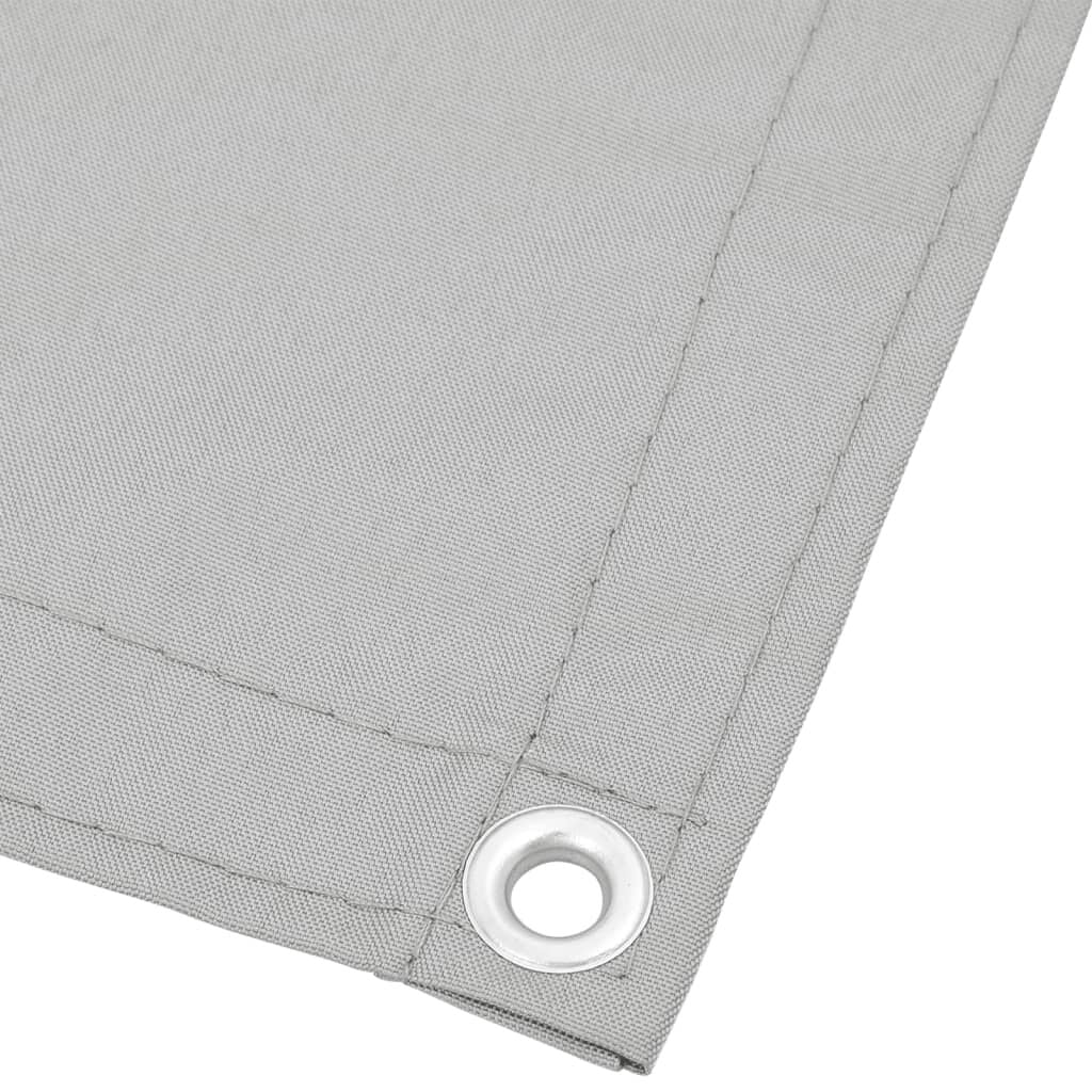 Vidaxl Pantalla De Balcón 100% Poliéster Oxford Gris Claro 120x400 Cm_3