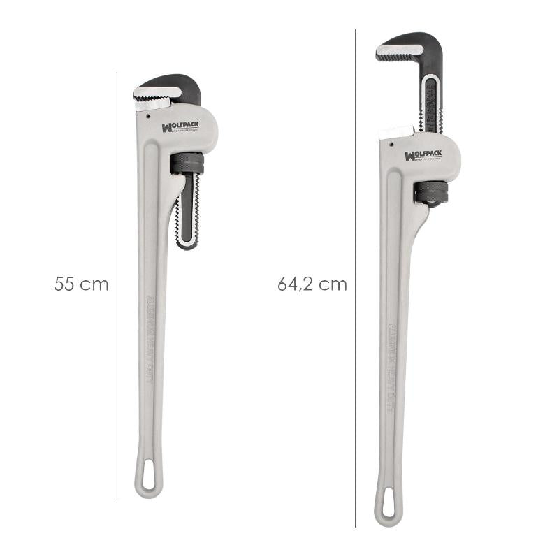Llave Stillson Heavy Duty Aluminio 24 Llave Para Tubos, Llave Plomeria, Llave Para Tuberias, Llave Grifa.