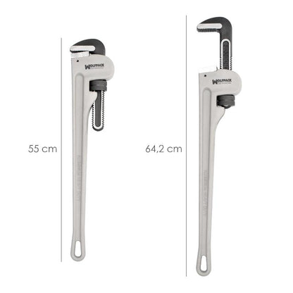 Llave Stillson Heavy Duty Aluminio 24 Llave Para Tubos, Llave Plomeria, Llave Para Tuberias, Llave Grifa.