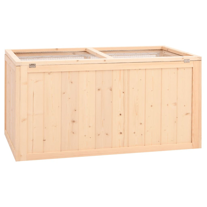 Vidaxl Jaula Para Hámster 89,5x45x45 Cm De Madera Maciza De Abeto_5