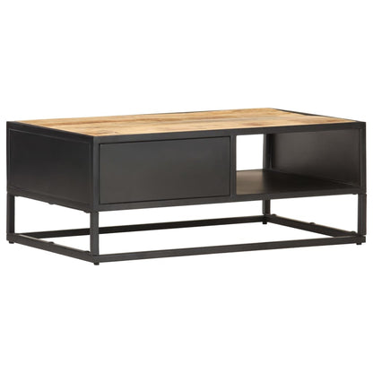 Mueble De Tv Puerta Tallada Madera De Mango Rugosa 90x55x36 Cm_2