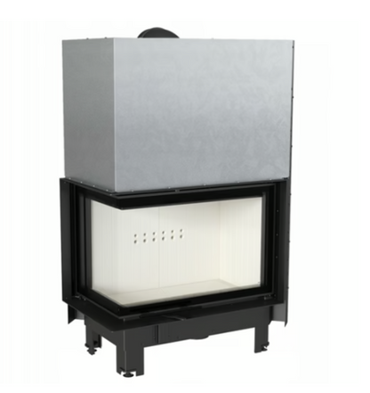 Bricosol Chimenea De Leña De Acero Kratki Mba Izquierda 17 Kw Ø 200 Puerta Elevable_0
