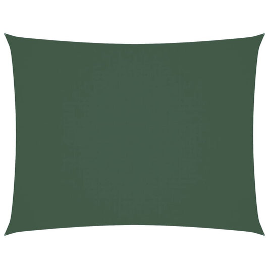 Vidaxl Toldo De Vela Rectangular Tela Oxford Verde Oscuro 4x6 M_0
