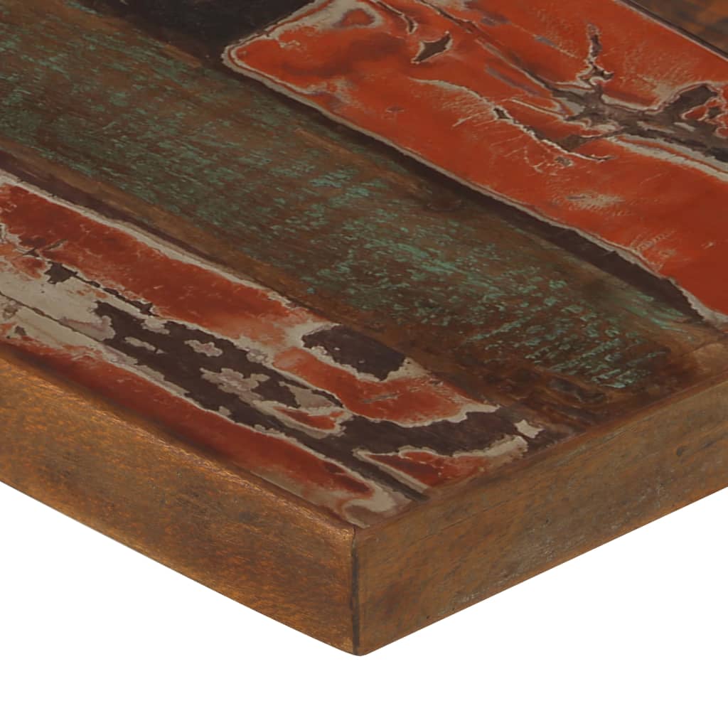 Mesa De Bar De Madera Maciza Reciclada Multicolor 150x70x107 Cm_2