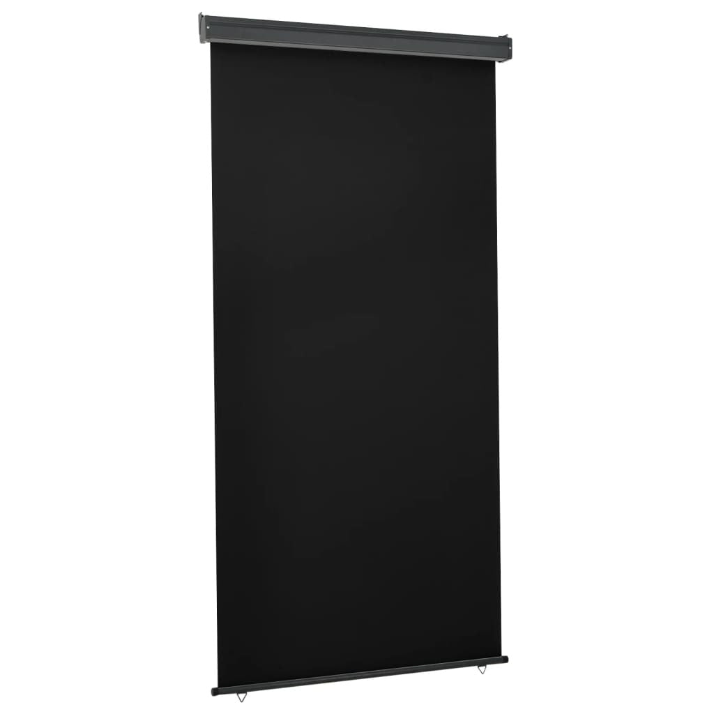 Vidaxl Toldo Lateral De Balcón Negro 122x250 Cm_0