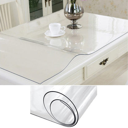 Mantel Mesa Transparente| Composición 100% Pvc| Hule| Paño De Mesa| Protector De Mueble| Grosor 60 Micrones