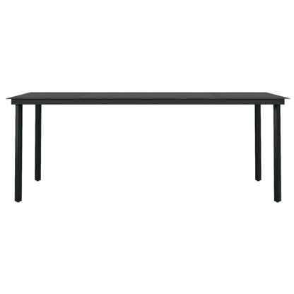 Vidaxl Juego De Comedor Para Jardín 9 Piezas Gris_5
