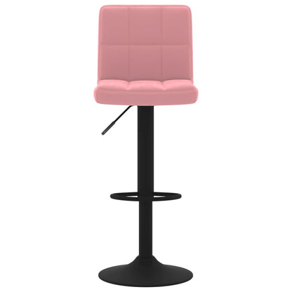Taburete De Cocina De Terciopelo Rosa_1