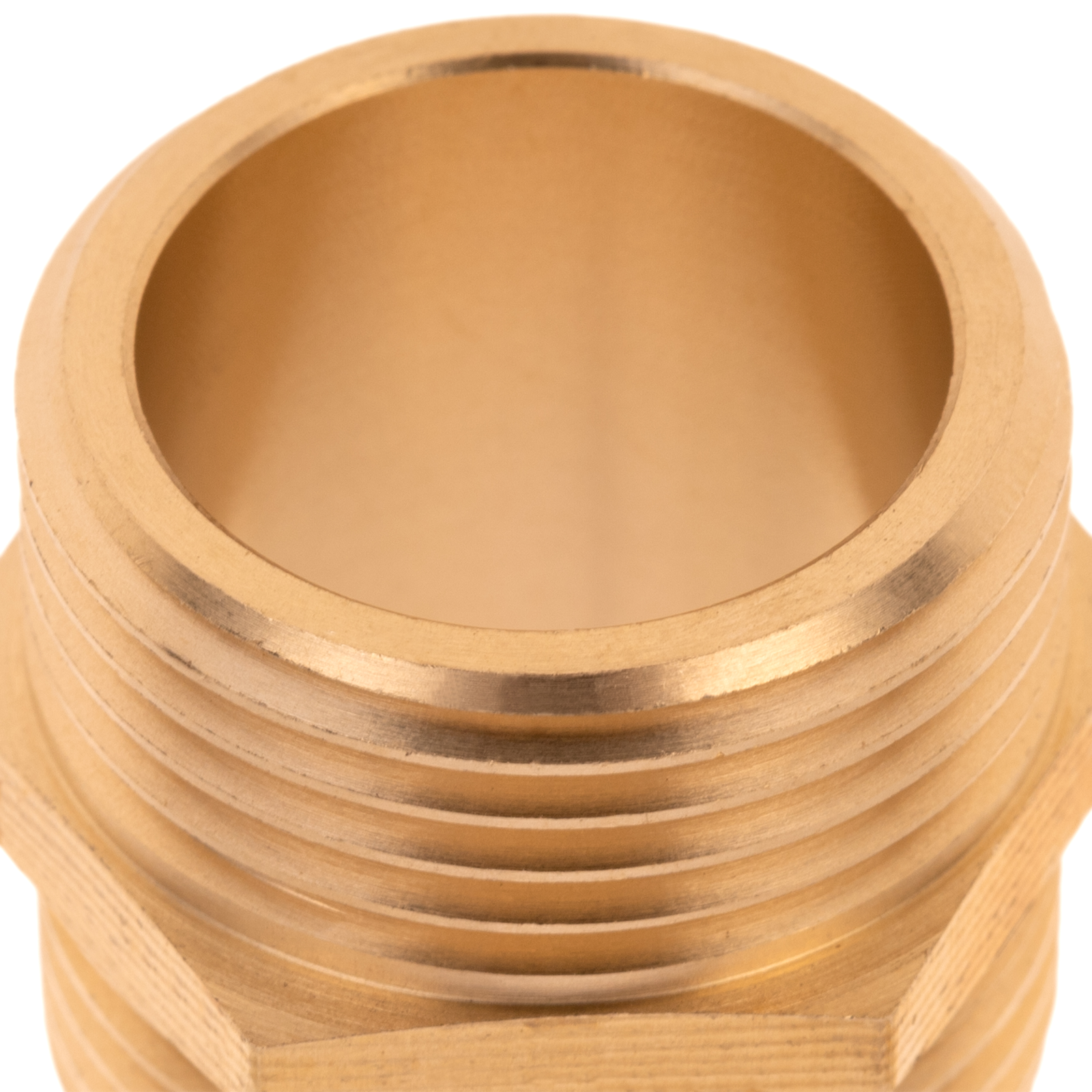 Pack De 5 Unidades Machón De Latón Zincado De 1/2“ Para Instalaciones De Agua_1