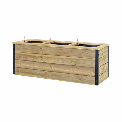Jardinera De Madera Con Autorriego 110x40x40 Cm Nidum Hortalia_2