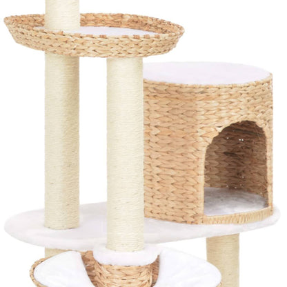 Vidaxl Rascador Para Gatos De Hierba Marina Con Poste De Sisal_3