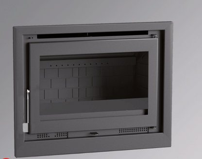 BRICOSOL Insertable de leña con turbinas FM Modelo IT-170 F Interior Fundición_0