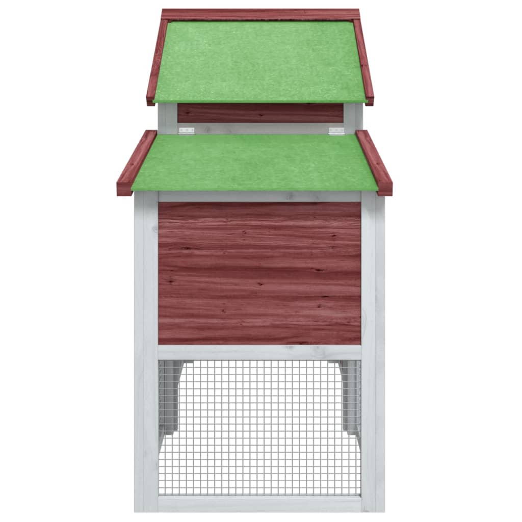 Vidaxl Gallinero Madera Maciza De Pino Color Moca 186,5x58,5x113 Cm_5
