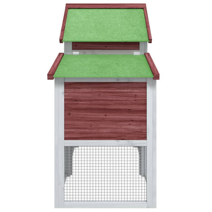 Vidaxl Gallinero Madera Maciza De Pino Color Moca 186,5x58,5x113 Cm_5