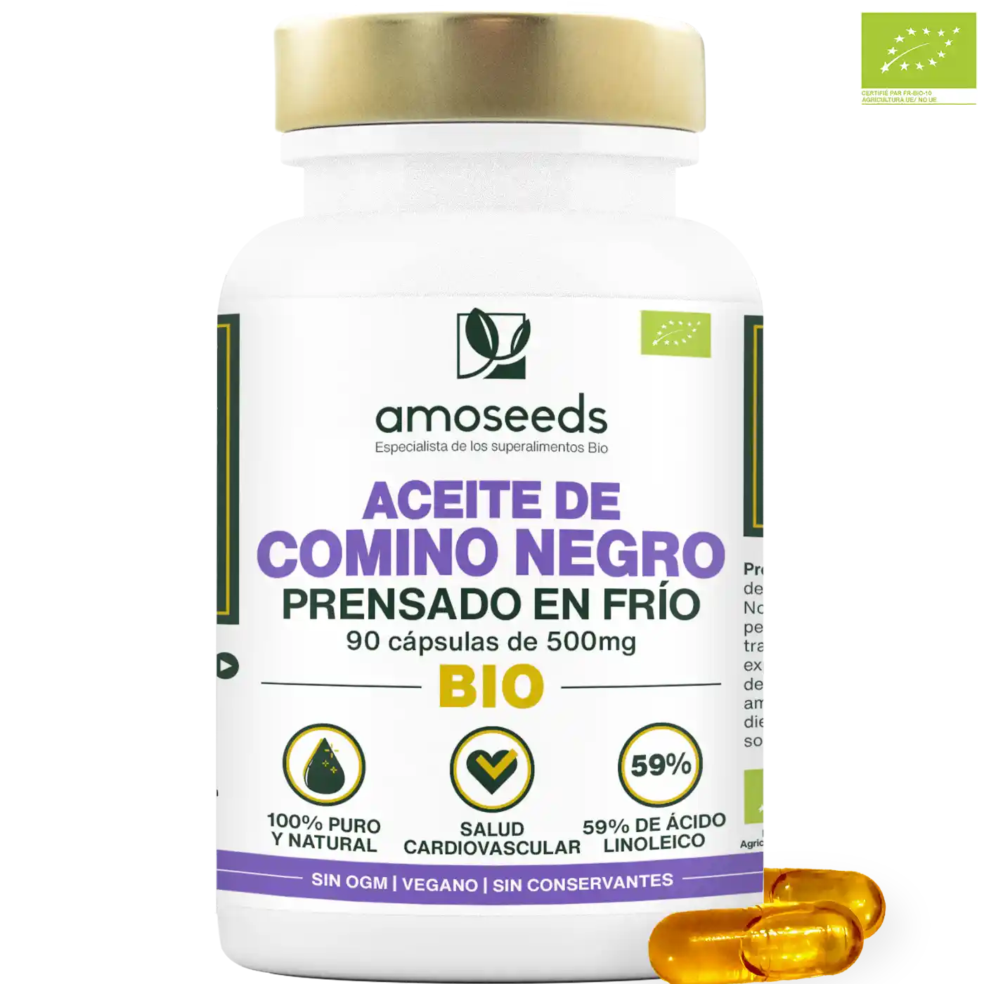 Aceite De Comino Negro Bio | 90 Cápsulas_0