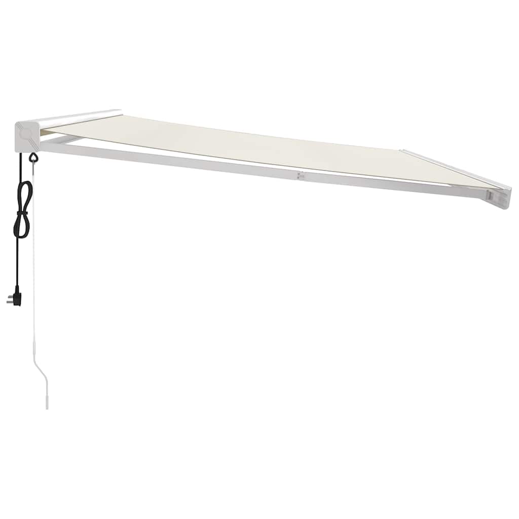 Toldo Retráctil Aluminio Y Tela Color Crema 4x3 M_4