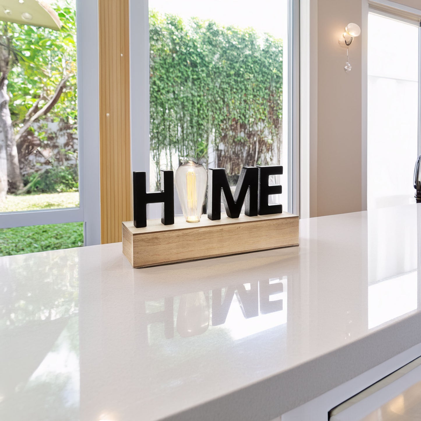 Well Home - Decoración De Palabras Led Iluminación 34x8x16cm_3