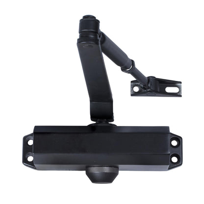 Cierra Puertas Con Retenedor Fuerza 3. Color Negro (puertas 80/100 Cm.)