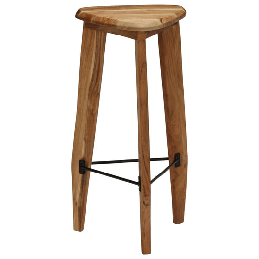 Taburetes De Cocina 2 Unidades Madera Maciza De Acacia_0