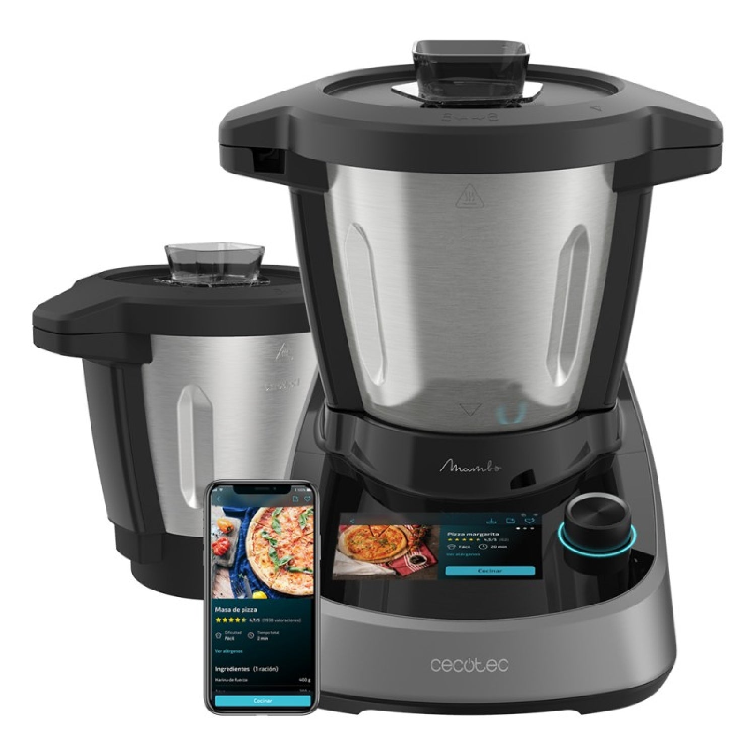Robot De Cocina Multifunción Mambo Touch Con Jarra Habana. 1600 W, 37 Funciones, Pantalla Táctil Tft 5 Con Recetario Integrado, 3,3 Litros, App, Bá_0