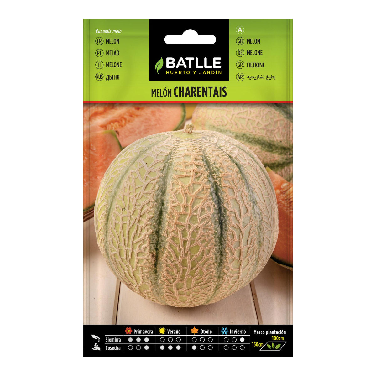 Semillas de Melón Charentais Batlle