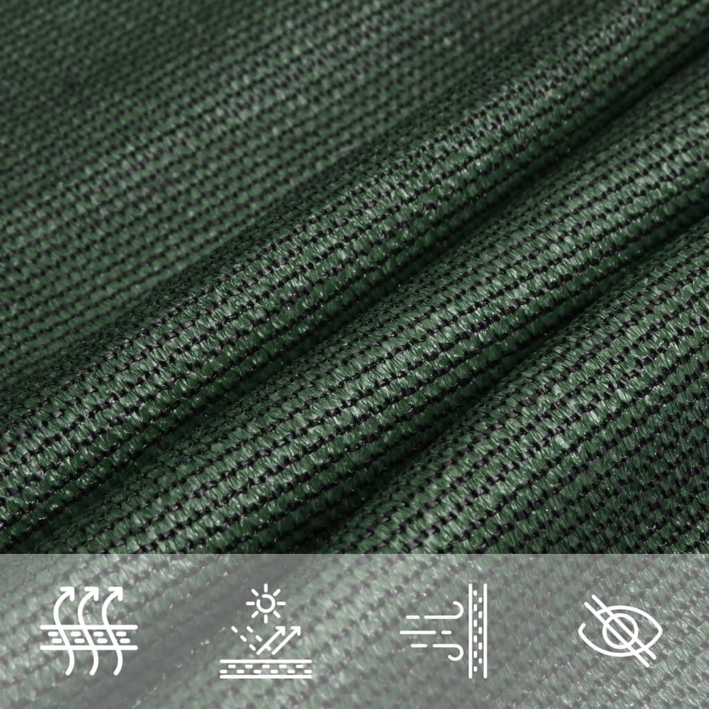 Vidaxl Toldo De Vela Verde Oscuro Hdpe 160 G/m² 2x2,5 M_4