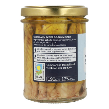 Pack 3x Caballa en aceite de oliva virgen extra ECO Planeta Huerto 190 g
