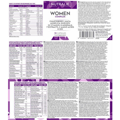 Women Complex + Q10 Actividad Hormonal Nutralie 90 Cápsulaslie 90 Cápsulas